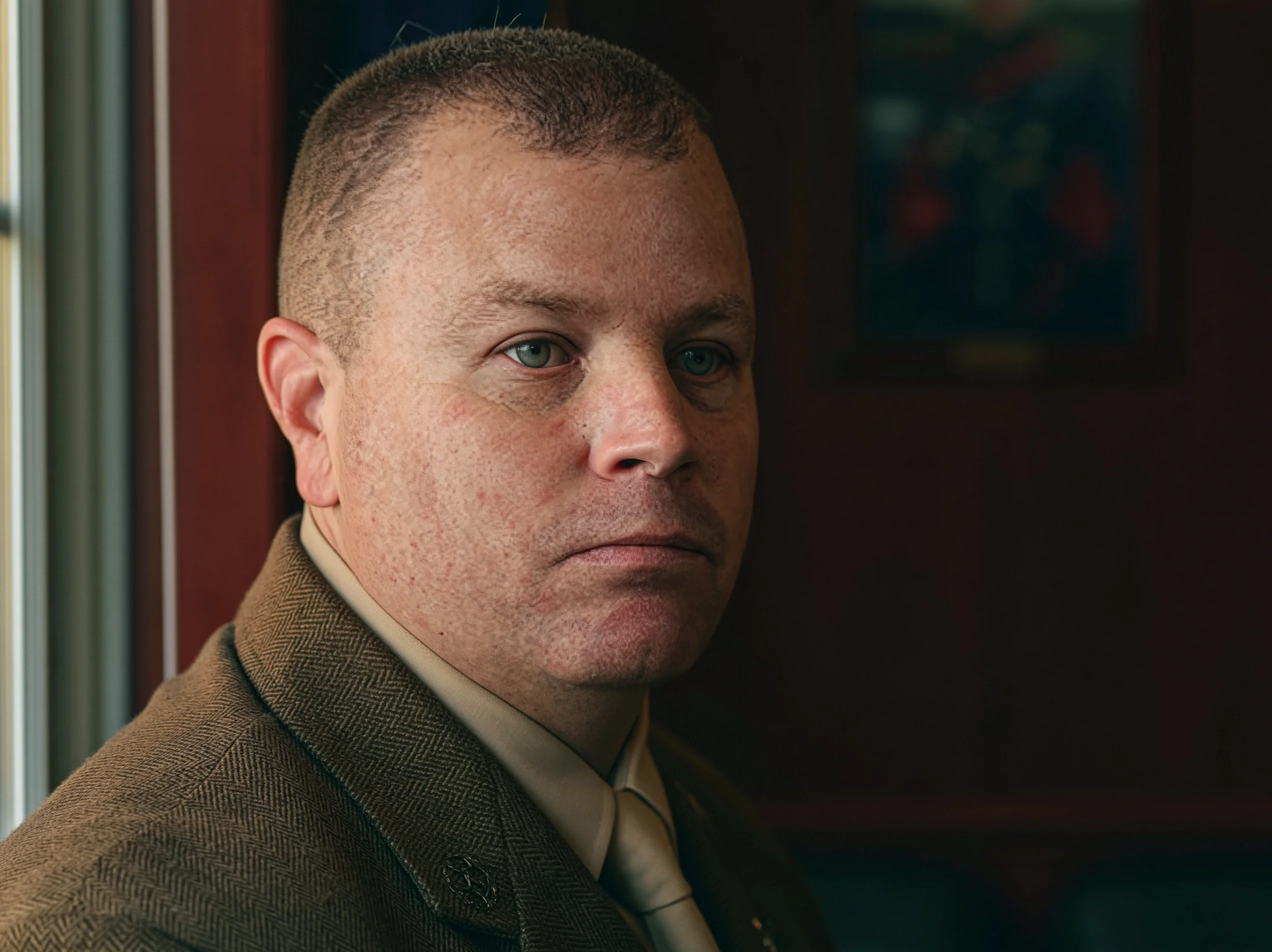 Portrait of the Dean of Students at Fork Union Military Academy.